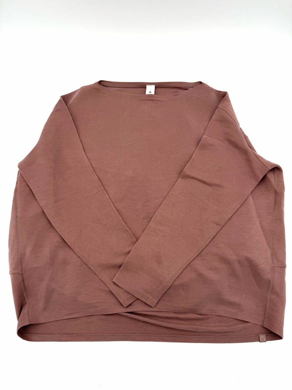 Lululemon Women's Exercise Casual Shirt Top Long Sleeves Loose Fit Soft Size 4 - Picture 2 of 5